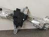 Rear window lifting mechanism without motor 