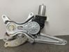 Rear window lifting mechanism without motor 