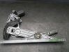 Front window lifting mechanism without motor 