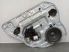 Rear window lifting mechanism without motor 