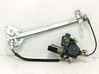 Rear window lifting mechanism without motor 