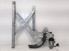 Front window lifting mechanism without motor 