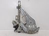 Rear window lifting mechanism without motor 