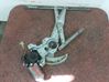 Front window lifting mechanism without motor 
