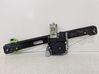 Rear window lifting mechanism without motor 
