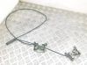 Engine bonnet/hood lock release cable 4419130