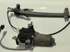 Rear window lifting mechanism without motor 