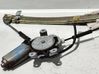 Rear window lifting mechanism without motor 
