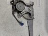 Rear window lifting mechanism without motor 