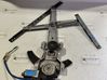 Front window lifting mechanism without motor 
