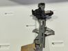 Rear window lifting mechanism without motor 