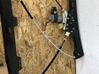 Front door window regulator with motor 7184384E