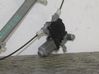 Rear door window regulator with motor 