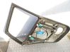 Rear window lifting mechanism without motor 