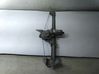 Rear window lifting mechanism without motor 