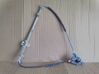 Front window lifting mechanism without motor 