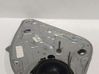 Rear window lifting mechanism without motor 