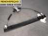Rear window lifting mechanism without motor 