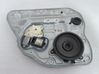 Rear window lifting mechanism without motor 