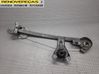Rear window lifting mechanism without motor 