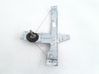 Rear window lifting mechanism without motor 