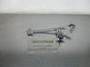 Rear window lifting mechanism without motor 