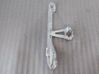 Rear window lifting mechanism without motor 