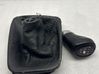 Gear lever shifter trim leather/knob 