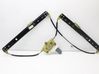 Rear door window regulator with motor 4L0839461A