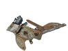 Front window lifting mechanism without motor 