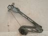Rear window lifting mechanism without motor 
