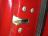Coupe door lock (next to the handle) 
