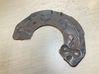 Front brake disc dust cover plate A0004217900
