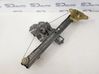 Rear window lifting mechanism without motor 