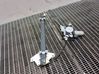 Rear door window regulator with motor 25937970