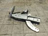 Rear door window regulator with motor 400929R