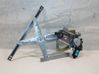 Rear door window regulator with motor 834023E002