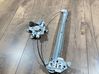 Front door window regulator with motor 