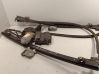 Front door window regulator with motor 05075500