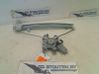 Rear window lifting mechanism without motor 