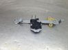 Rear window lifting mechanism without motor 