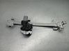 Rear window lifting mechanism without motor 