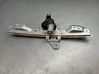 Rear window lifting mechanism without motor 