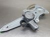 Rear window lifting mechanism without motor 