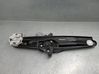 Rear window lifting mechanism without motor 