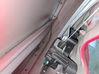 Rear window lifting mechanism without motor 