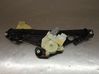 Rear window lifting mechanism without motor 