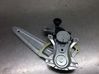 Rear window lifting mechanism without motor 