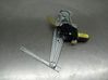 Rear window lifting mechanism without motor 