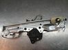 Rear window lifting mechanism without motor 